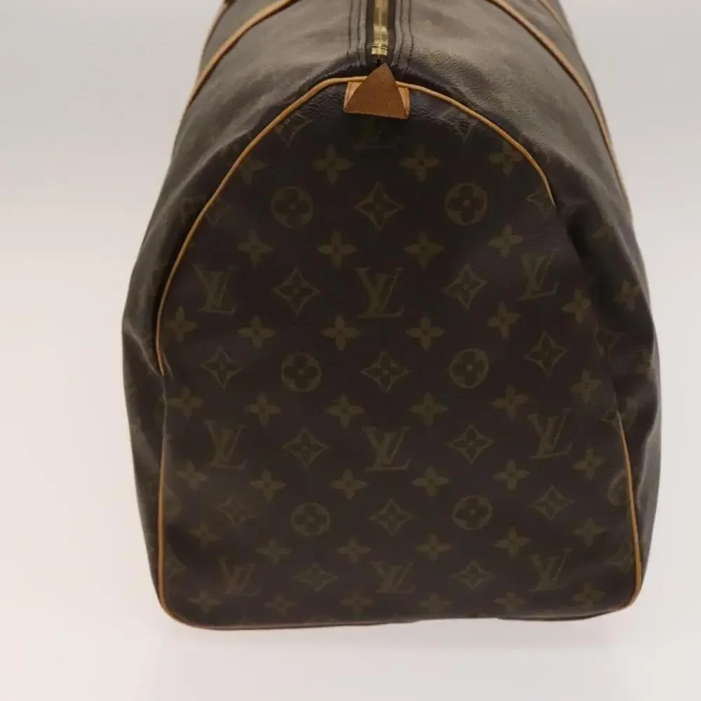 LOUIS VUITTON Monogram Keepall 55 Boston Bag M41424